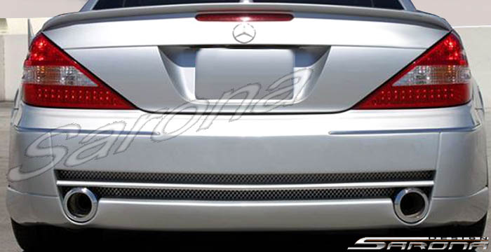 Custom Mercedes SL Rear Bumper  Convertible (2003 - 2012) - $890.00 (Part #MB-020-RB)